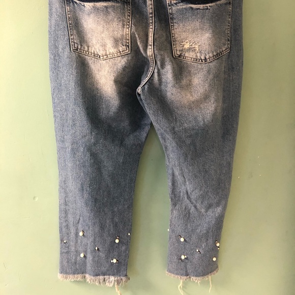 Free People Pearl Crop Jeans - Picture 4 of 12